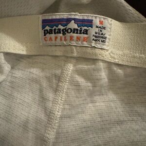 Patagonia Capilene Gray Long Base Layer Bottoms Women’s M